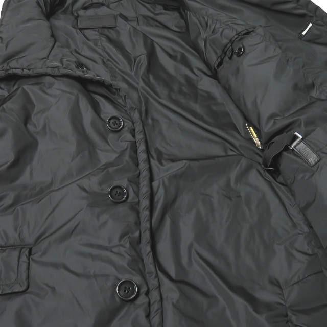 プラダ PRADA イタリア製 ナイロンパデッドレイズドネックコート