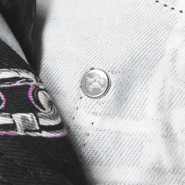 ルイ・ヴィトン LOUIS VUITTON チェーン柄 コットンツイルジップスカート VCCW07 34 ブラック 総柄 ストレッチ ボトムス |  | 09