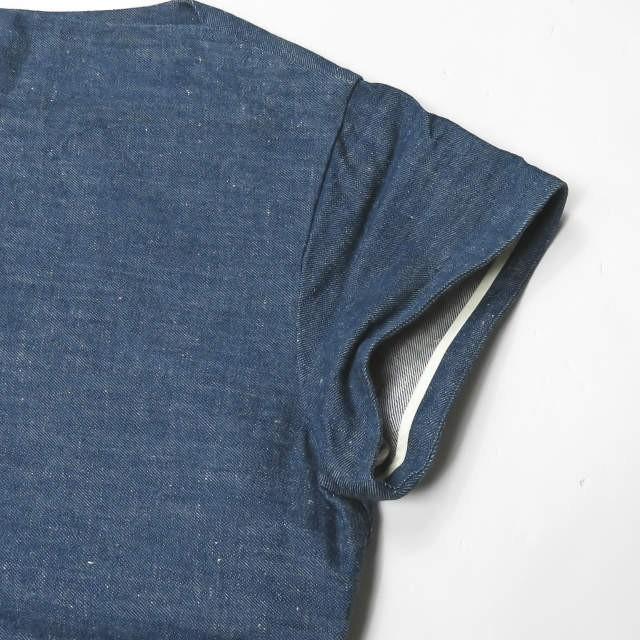 セリーヌ CELINE フランス製 フリンジデニムボートネックプルオーバー 40 ブルー フィービー・ファイロ 半袖 シャツ カットソー トップス |  | 03