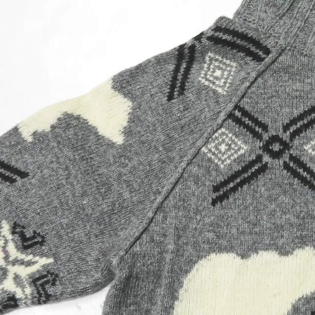 ステラマッカートニー Stella McCartney イタリア製 ノルディック柄 タートルネックニットワンピース 370179SEW15 36 グレー セーター 長袖 チュニック |  | 05