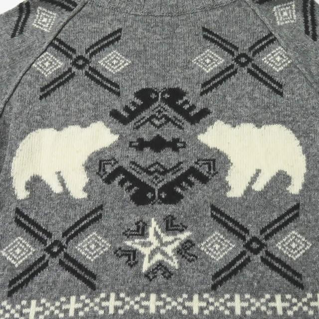 ステラマッカートニー Stella McCartney イタリア製 ノルディック柄 タートルネックニットワンピース 370179SEW15 36 グレー セーター 長袖 チュニック |  | 06