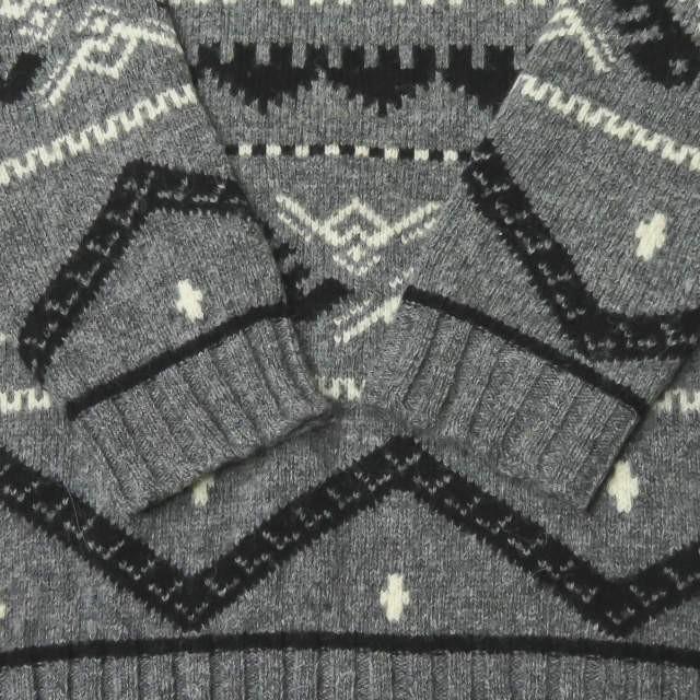 ステラマッカートニー Stella McCartney イタリア製 ノルディック柄 タートルネックニットワンピース 370179SEW15 36 グレー セーター 長袖 チュニック |  | 07