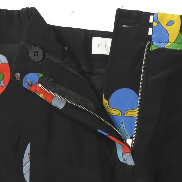 ステラマッカートニー Stella McCartney スーパーヒーローズ シルクタックショーツ 370179SEW15 42 ブラック プリント ショートパンツ |  | 03