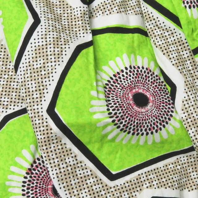 カルヴェン CARVEN キウイプリントレイヤードギャザースカート 290J52 40 グリーン コットン ボトムス |  | 07