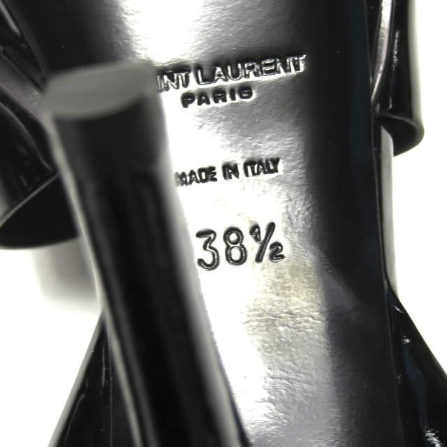 イヴサンローラン YVES SAINT LAURENT イタリア製 トリビュートサンダル パテントレザー 315490B8I001000 38.5(25.5cm) YSL アンクルストラップ |  | 11