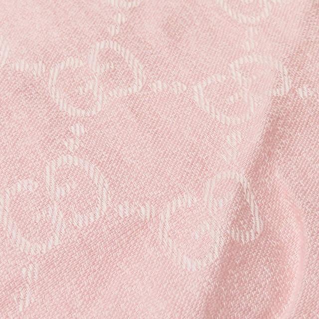 グッチ GUCCI GGマーク フリンジ大判ストール ピンク マフラー ダブルジー |  | 03