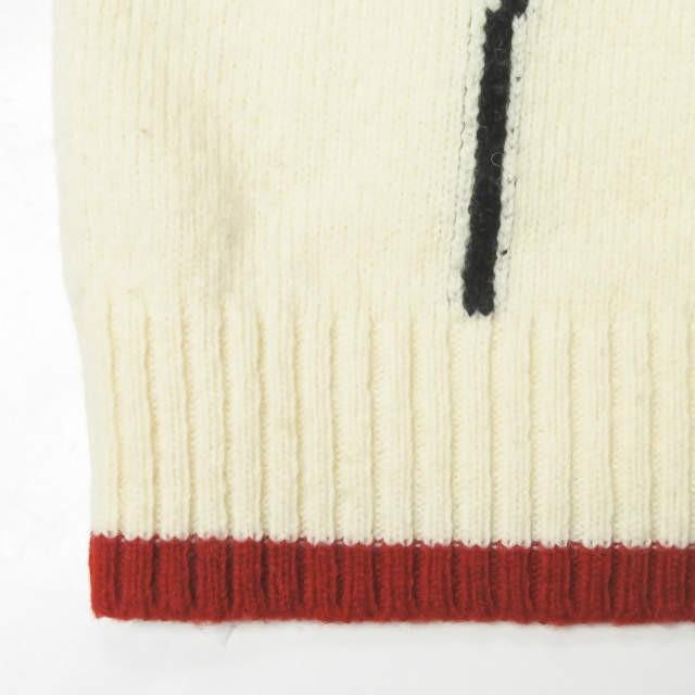 シャネル CHANEL イタリア製 2007年 ヴィンテージ ペンギンニット 40 オフホワイト/レッド セーター ココマーク ボーダー プルオーバー トップス |  | 08