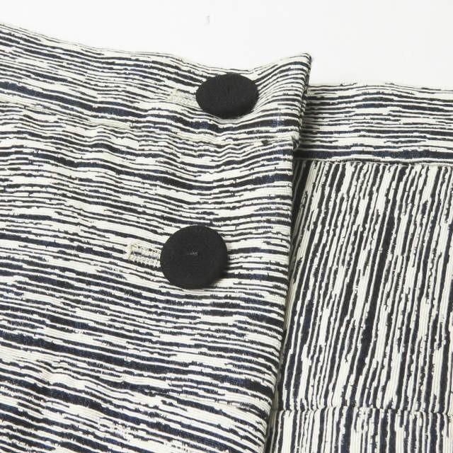 カルヴェン CARVEN ハンガリー製 ジャガードハイウエストスリットスカート 150J08 38 ホワイト ハイウエスト ボトムス |  | 03