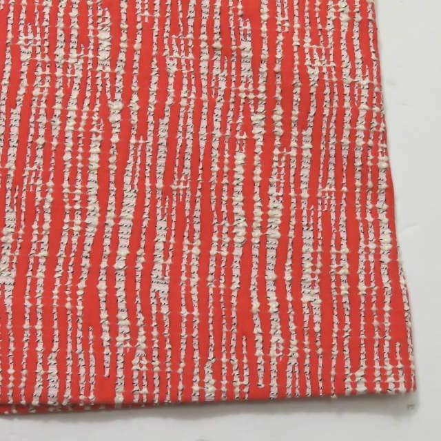 カルヴェン CARVEN コットンツイードノースリーブワンピース 140R108 38 レッド ジャガード タイト ドレス トップス |  | 08