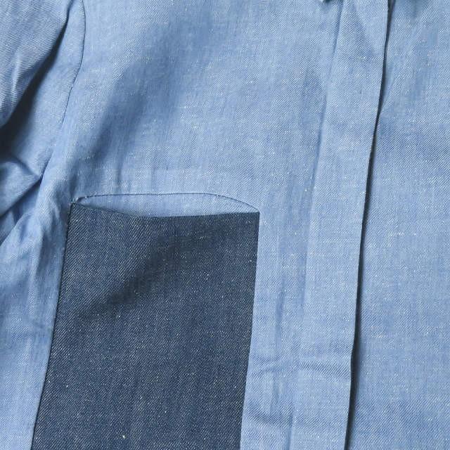 セリーヌ CELINE 2011AW パッチワークデニムワンピース 26I133408 40 ネイビー フィービー・ファイロ 長袖 ミニスカート トップス |  | 06