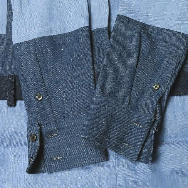 セリーヌ CELINE 2011AW パッチワークデニムワンピース 26I133408 40 ネイビー フィービー・ファイロ 長袖 ミニスカート トップス |  | 08