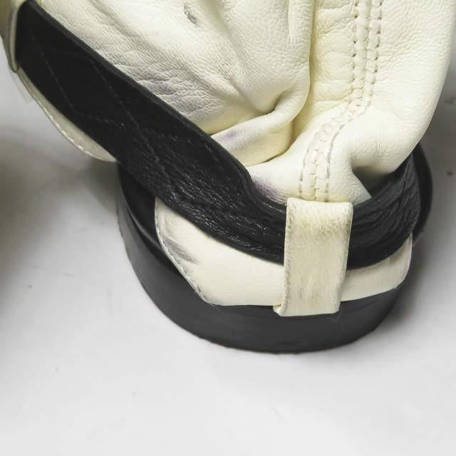 シャネル CHANEL イタリア製 レイヤードハイカットサンダル 40(25cm程度) ブラック/ホワイト レザー トング シューズ |  | 11