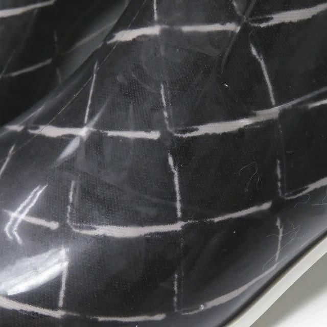 シャネル CHANEL イタリア製 マトラッセ柄 レインブーツ C0229 38(24.5cm程度) ブラック ラバー シューズ |  | 09