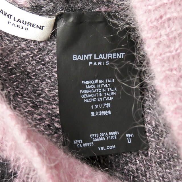 サンローランパリ SAINT LAURENT PARIS イタリア製 ハートモチーフ キッドモヘアウールビーニー 359965 Y1JC2 フリー ピンク ニットキャップ 帽子 |  | 05