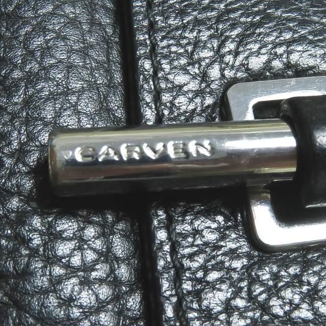 カルヴェン CARVEN イタリア製 71 MAHLER 2WAYレザーショルダーバッグ ブラック 型押し グレイン チェーン カバン |  | 08
