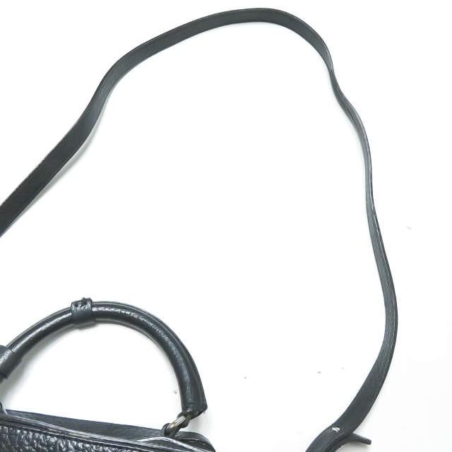 カルヴェン CARVEN イタリア製 71 MAHLER 2WAYレザーショルダーバッグ ブラック 型押し グレイン チェーン カバン |  | 09