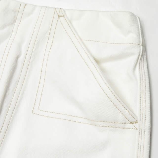 アクネストゥディオズ Acne Studios TEXEL W DEN コットンツイルワイドサブリナパンツ 34 ホワイト ペインター ベルトレス クロップド ボトムス |  | 04