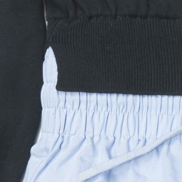 CARVEN カルヴェン コットンニットドッキングワンピース 840RO06 38 ネイビー 長袖 クルーネック 布帛 トップス ☆☆lm1865 |  | 07