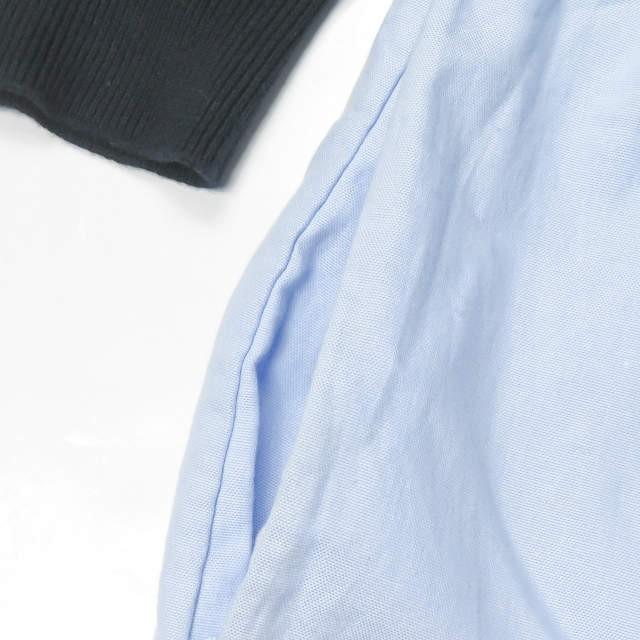 CARVEN カルヴェン コットンニットドッキングワンピース 840RO06 38 ネイビー 長袖 クルーネック 布帛 トップス ☆☆lm1865 |  | 08