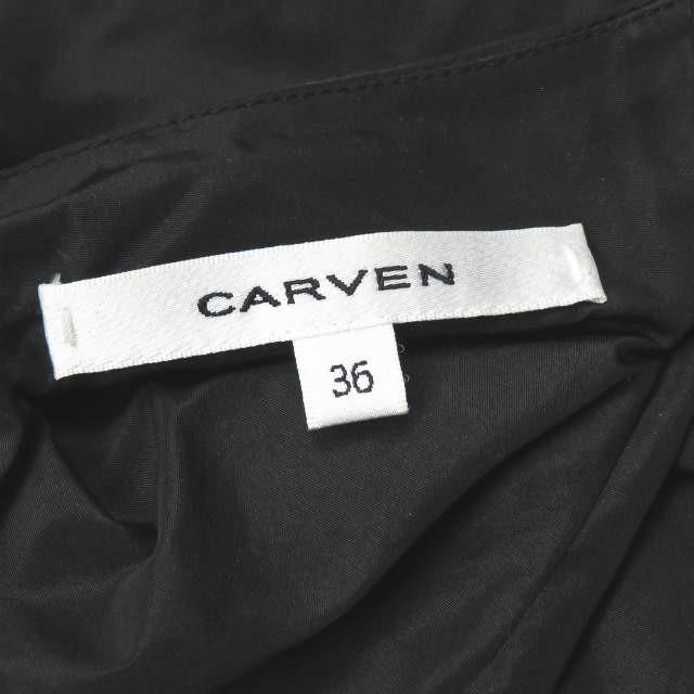 CARVEN カルヴェン バックリボンギャザーノースリーブワンピース 550R38 36 ブラック トップス ☆☆lm1878 |  | 02