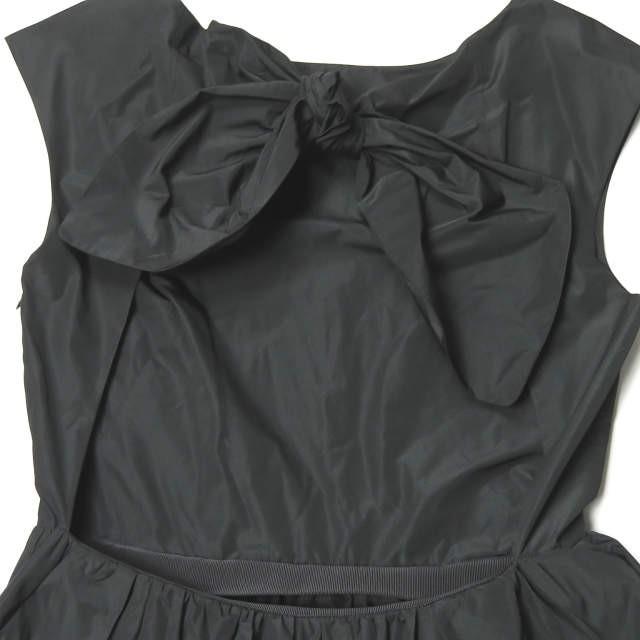 CARVEN カルヴェン バックリボンギャザーノースリーブワンピース 550R38 36 ブラック トップス ☆☆lm1878 |  | 03