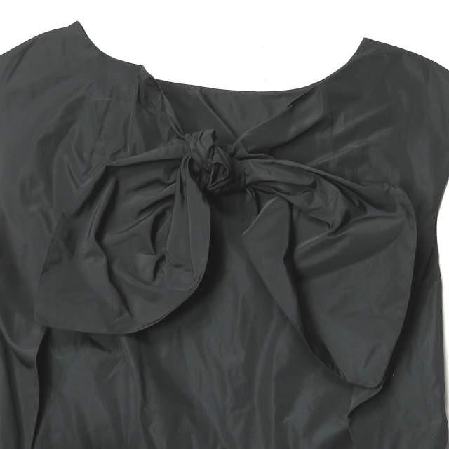 CARVEN カルヴェン バックリボンギャザーノースリーブワンピース 550R38 36 ブラック トップス ☆☆lm1878 |  | 04