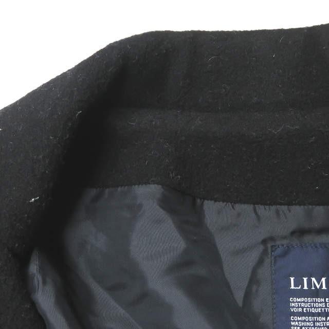 リミフゥ LIMI feu 18AW 日本製 メルトンウールショートチェスターコート LV-C12-102 S ブラック ボタンレス ドルマン アウター |  | 03