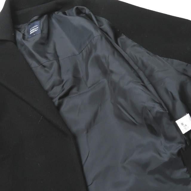 リミフゥ LIMI feu 18AW 日本製 メルトンウールショートチェスターコート LV-C12-102 S ブラック ボタンレス ドルマン アウター |  | 08