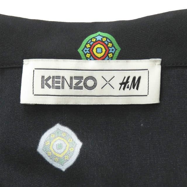ケンゾー エイチアンドエム Kenzo X H M 別注 シルクマルチパターンシャツ 38 ブラック 長袖 総柄 トップス Lm1945 Loopヤフーショッピング店 通販 Yahoo ショッピング