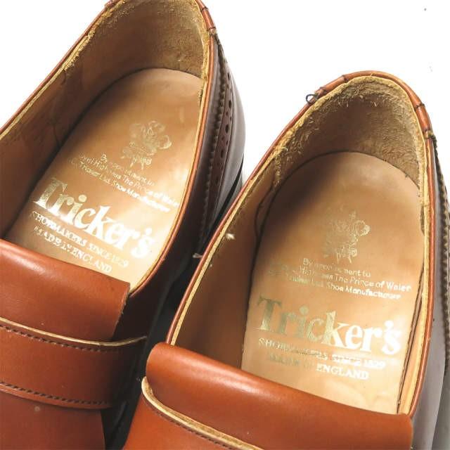 【キルト付】シップス別注Tricker'sトリッカーズ バートン UK7 1/2 トリッカーズ Tricker's イギリス製 キルトタンシングル