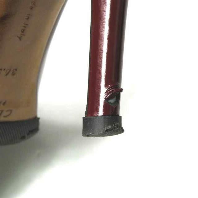 セリーヌ CELINE イタリア製 ポインテッドトゥヒールパンプス 3C9246PMZD 36.5(23.5cm) ボルドー シューズ |  | 08
