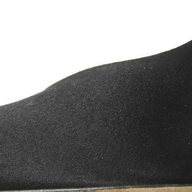 セリーヌ CELINE イタリア製 サテンラウンドトゥヒールパンプス 3D9225NUAD 36.5(23.5cm) ブラック シューズ |  | 06