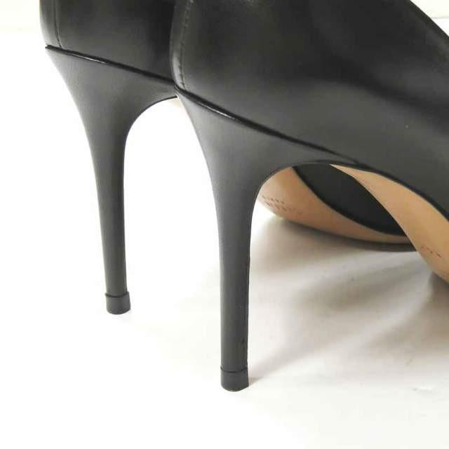 セリーヌ CELINE イタリア製 ポインテッドトゥヒールパンプス 3D9535ESKD 36.5(23.5cm) ブラック レザー シューズ |  | 07