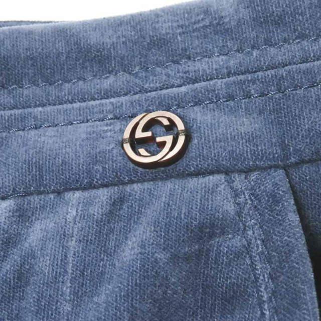 GUCCI グッチ イタリア製 ストレッチベルベットタイトスカート 271269-ZK452 42 ネイビー ベロア ボトムス ☆☆lm1979 |  | 04
