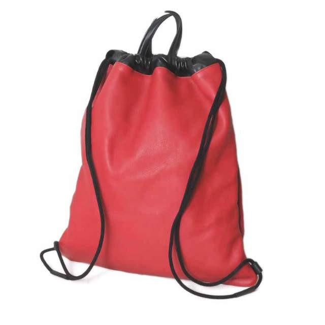 GUCCI グッチ イタリア製 Print leather drawstring backpack レザードローストリングバックパック 516639 レッド ナップサック ☆☆lm1993 |  | 01