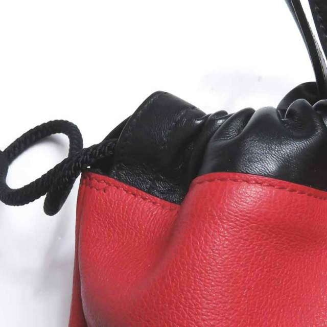 GUCCI グッチ イタリア製 Print leather drawstring backpack レザードローストリングバックパック 516639 レッド ナップサック ☆☆lm1993 |  | 04