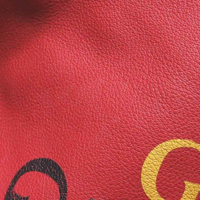 GUCCI グッチ イタリア製 Print leather drawstring backpack レザードローストリングバックパック 516639 レッド ナップサック ☆☆lm1993 |  | 06