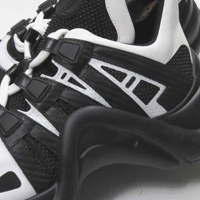 ルイ・ヴィトン LOUIS VUITTON イタリア製 LV ARCHLIGHT SNEAKER  アークライトスニーカー GO 0158 40(26cm) ホワイト/ブラック スニーカー |  | 07