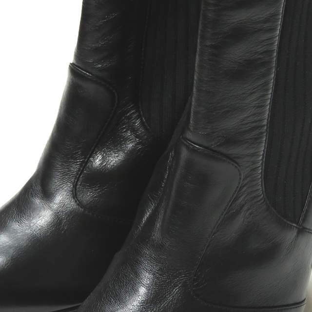 FENDI フェンディ イタリア製 ロココ ソックスブーツ 39(26cm) ブラック ポインテッドトゥ リブ ニット シューズ ☆☆lm2025 |  | 07