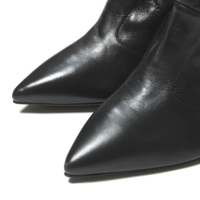 FENDI フェンディ イタリア製 ロココ ソックスブーツ 39(26cm) ブラック ポインテッドトゥ リブ ニット シューズ ☆☆lm2025 |  | 08