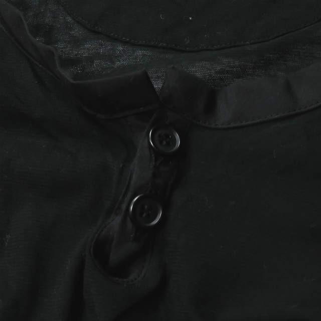 リミフゥ LIMI feu 19SS 日本製 ヘンリーネックアシンメトリーカットソー LH-T03-042 S ブラック 半袖 コットン 変形 トップス |  | 04