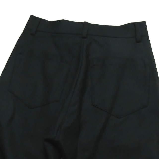 リミフゥ LIMI feu 17AW 日本製 ウールサージスリットパンツ LK-P18-110 フリー ブラック リボン ボトムス |  | 05