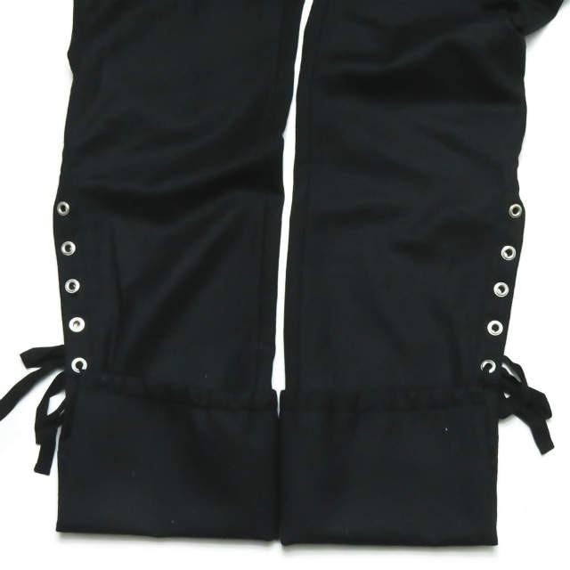 リミフゥ LIMI feu 17AW 日本製 ウールサージスリットパンツ LK-P18-110 フリー ブラック リボン ボトムス |  | 06