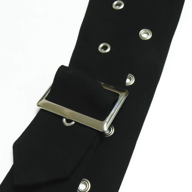 リミフゥ LIMI feu 19SS 日本製 ウールギャバサスペンダーワイドパンツ LH-P15-100 S ブラック ハイウエスト オーバーオール ボトムス |  | 04