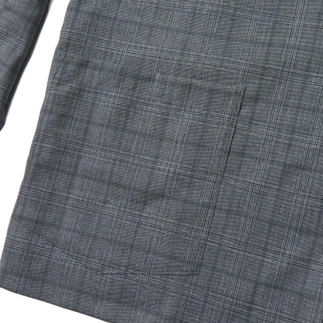 LIMI feu リミフゥ 19SS 日本製 ウールグレンチェックノーカラージャケット LH-J08-105 S グレー カラーレス アウター ☆☆lm2038 |  | 05