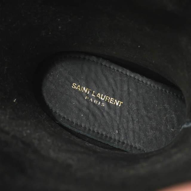 サンローランパリ SAINT LAURENT PARIS イタリア製 ビジューラバーレインブーツ 427307 39(26cm) カーキ シューズ |  | 04