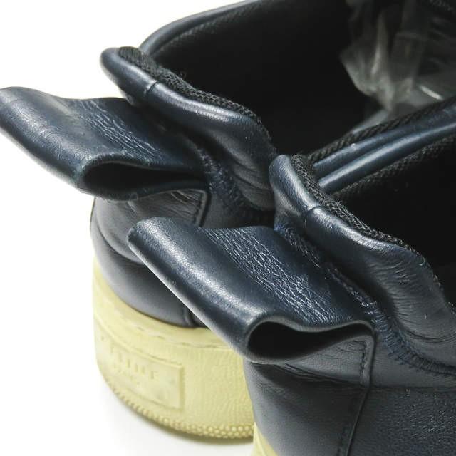 セリーヌ CELINE イタリア製 PULL ON プルオン レザースリッポン 39 ネイビー スニーカー スニーカー シューズ |  | 12