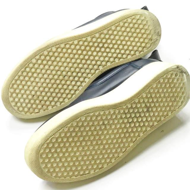 セリーヌ CELINE イタリア製 PULL ON プルオン レザースリッポン 39 ネイビー スニーカー スニーカー シューズ |  | 14