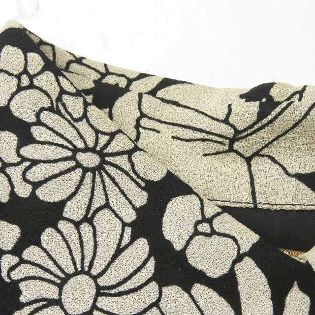 サンローランパリ SAINT LAURENT PARIS イタリア製 フローラルギャザードレス 2016 438857 Y319N 34 ブラック フラワー 総柄 レーヨン ワンピース |  | 03