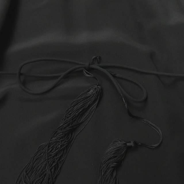 SAINT LAURENT PARIS サンローランパリ 18SS タッセル付き フローイングカフタンドレス 499827Y100W1000 34 シルク ワンピース ☆☆lm2087 |  | 06